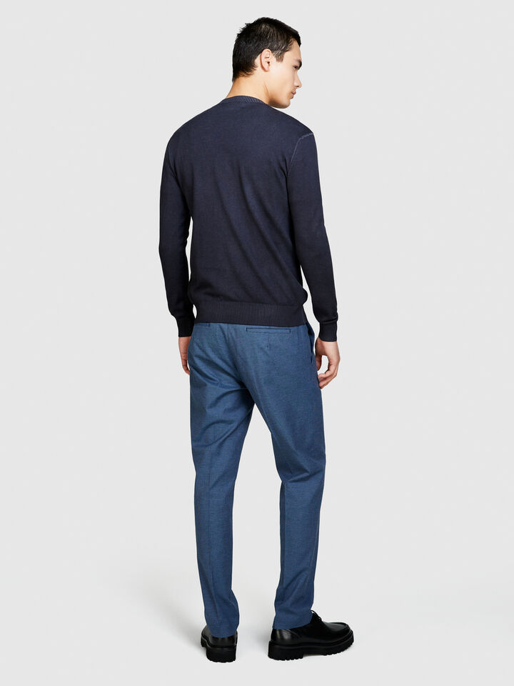 Formal trousers - men's slim fit trousers - Blue | Sisley image number 3